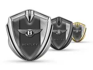 Bentley Metal Emblema Insignia Atlético Aspecto Óptimo